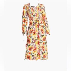 Velvet Torch
Puff Sleeve Smock Dress